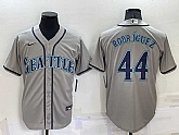Seattle Mariners #44 Julio Rodriguez Grey Stitched MLB Cool Base Nike Jersey,baseball caps,new era cap wholesale,wholesale hats